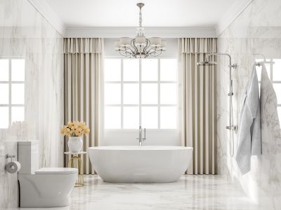 Elegant Bathtub Installation